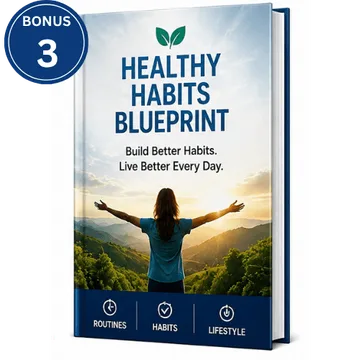 Healthy Habits Blueprint digital ebook included with Valiora multi-bottle packages